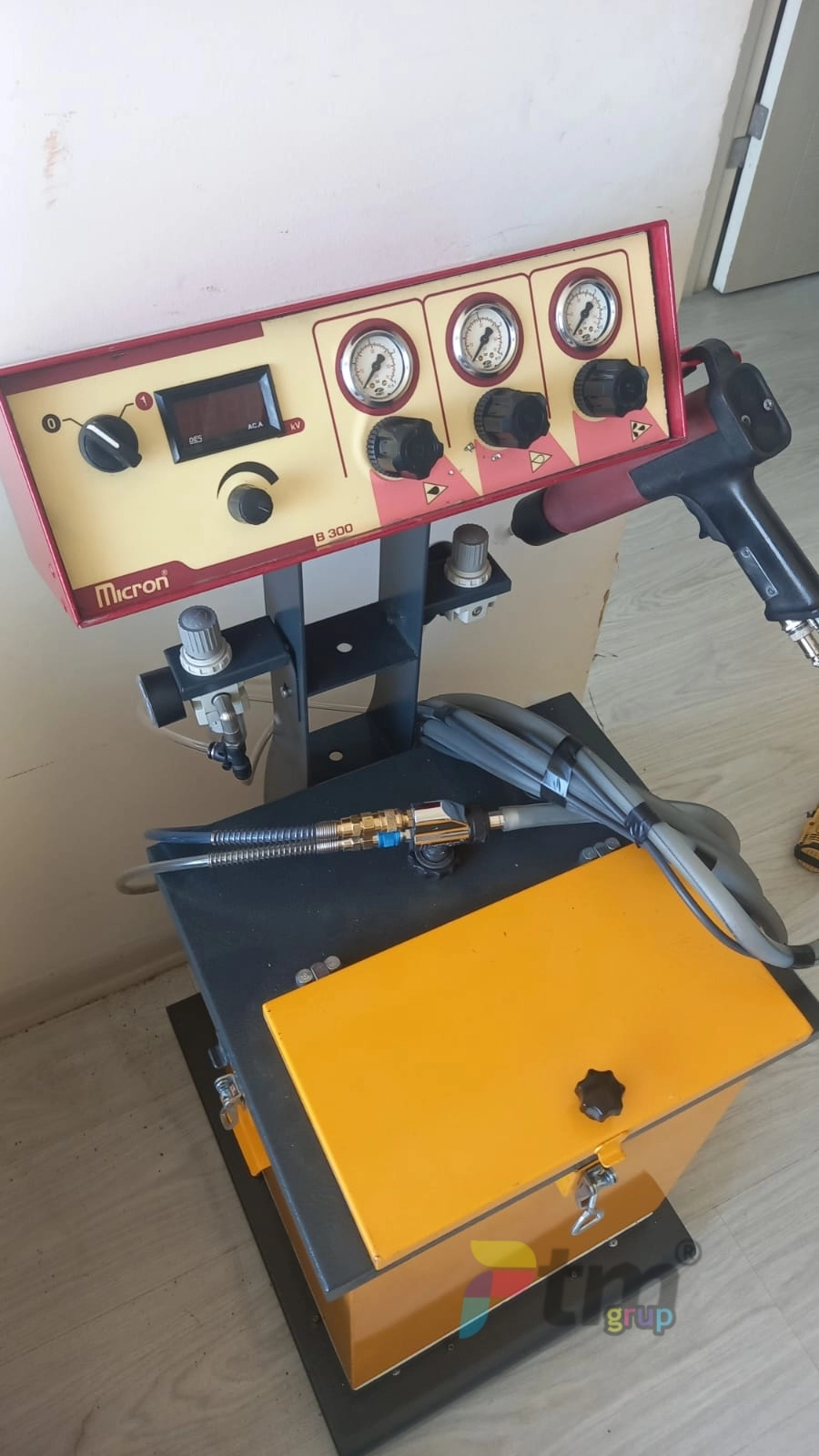 (2.EL) Micron B300 Cihaz, Tabanca, Depo, Hortum ve Kablo Full Set